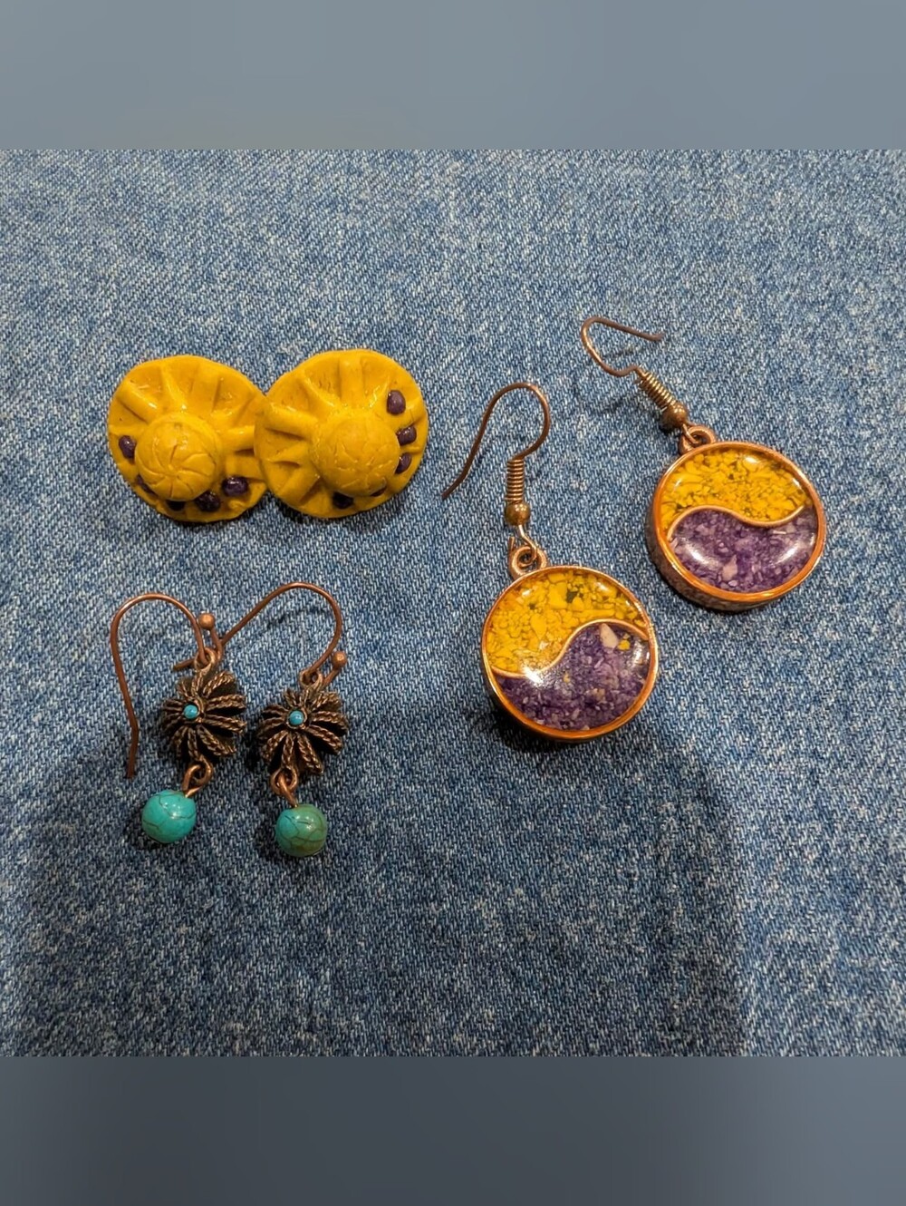 Handmade Artisan Earring Lot